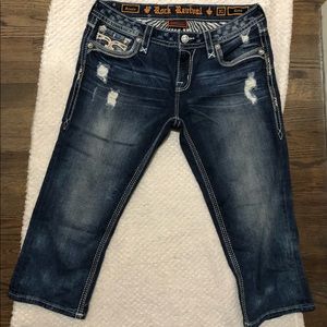 ROCK REVIVAL Alexia crop Jean